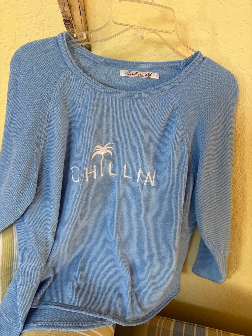 Lulu-B Light Blue "Chillin" Pullover